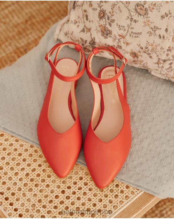 Polin et moi ballerines en contre-dépouille alia pêche 888X2478 chaussure