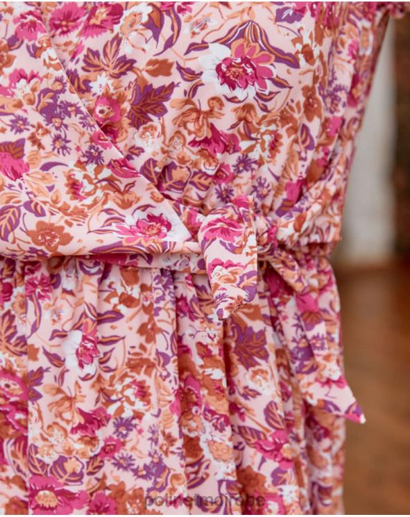 Polin et moi robe Edith Flores framboise 888X2141 vêtements