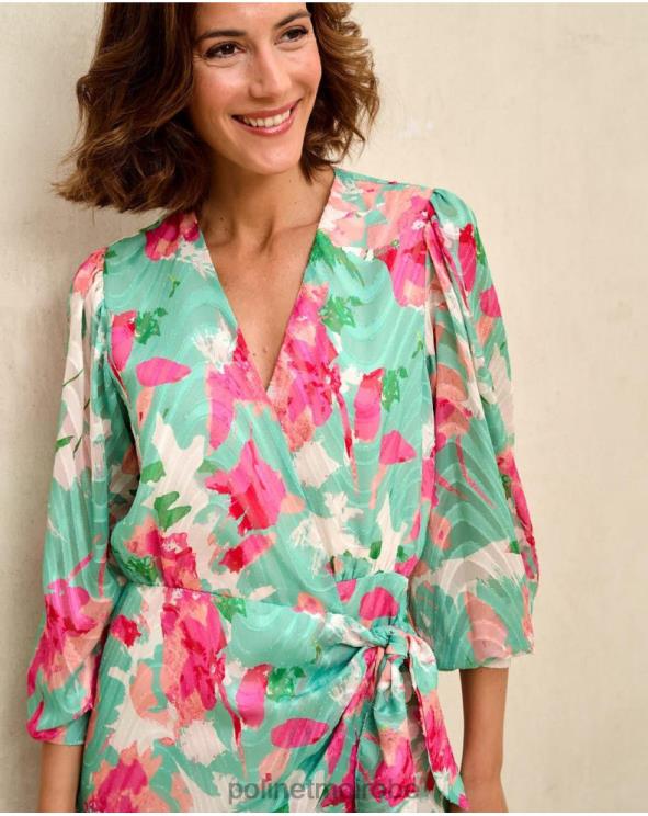 Polin et moi robe denisse avec nœud vert d\'eau 888X281 vêtements