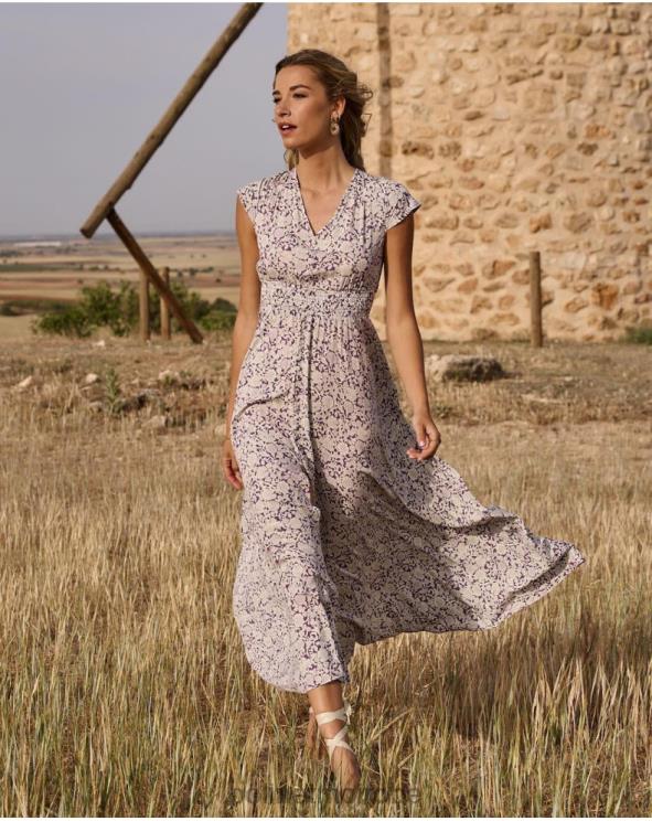 Polin et moi robe mi-longue magdal lilas 888X2111 vêtements